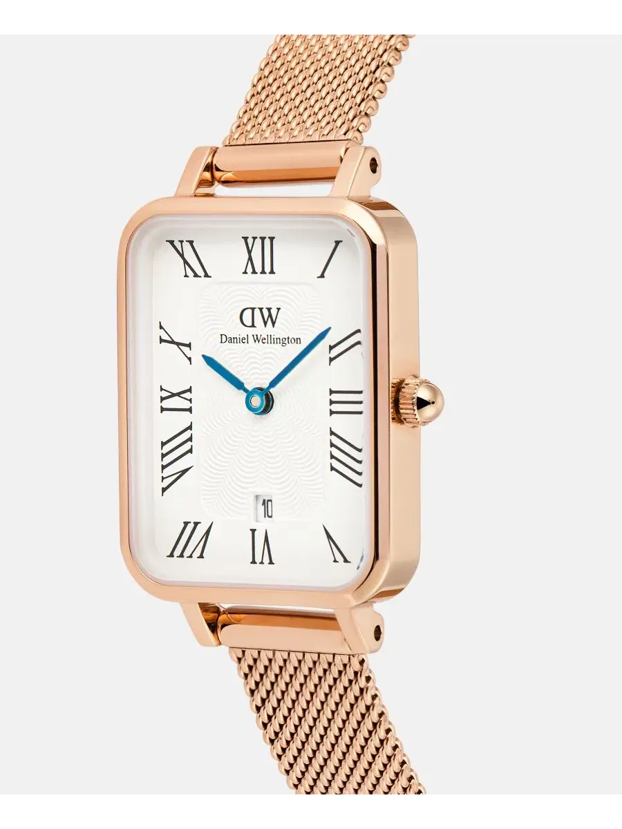 Женские часы Date с браслетом из стали розового золота, 26 мм Daniel Wellington — изображение 3 из 5