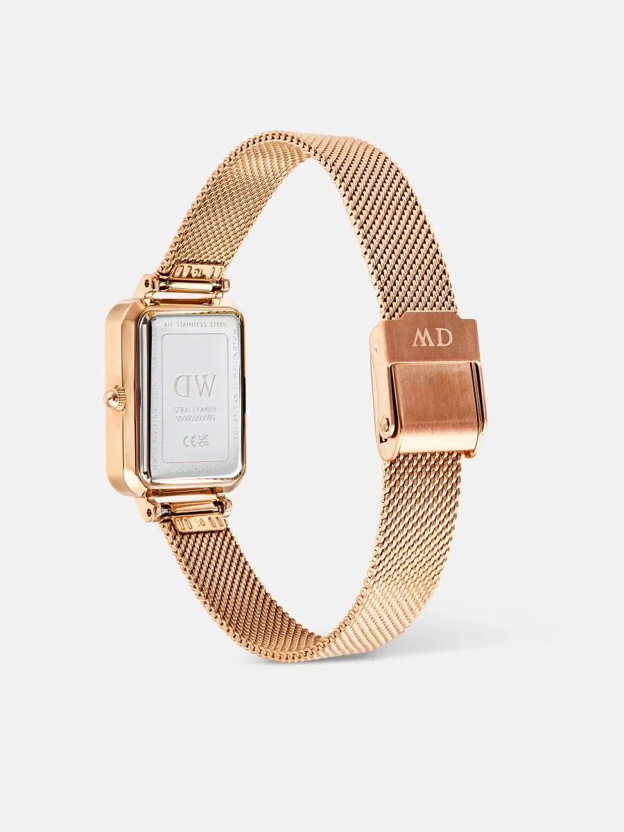 Женские часы Date с браслетом из стали розового золота, 26 мм Daniel Wellington — изображение 4 из 5
