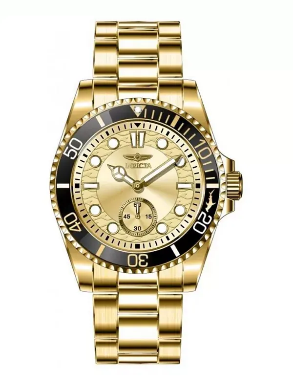 Мужские кварцевые часы Pro Diver 49428 VD78 с золотым циферблатом Invicta — изображение 2 из 3, оттенок золото