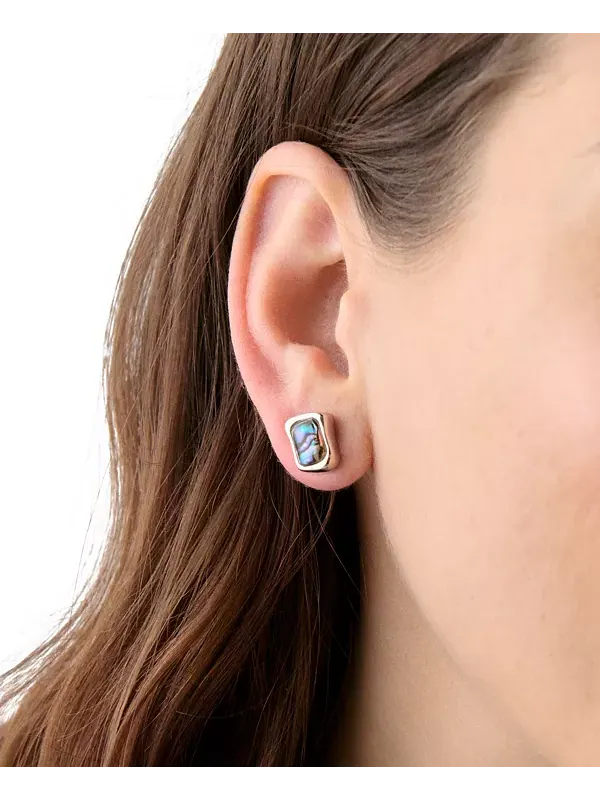 Серьги-Гвоздики с кубическим цирконием Kate Spade New York — изображение 3 из 4, оттенок серебристый