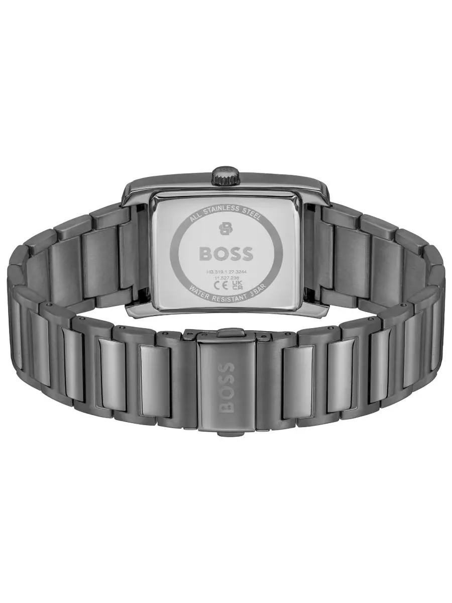 Мужские часы Principle Dress Multi Quartz Multi Ionic Plated Grey Steel Watch, 42,5 мм Hugo Boss — изображение 3 из 4