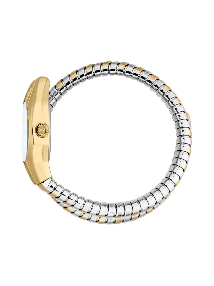 Женские часы Vivace Quartz Two Tone Stainless Steel Bracelet Just Cavalli — изображение 3 из 3, оттенок золотистый