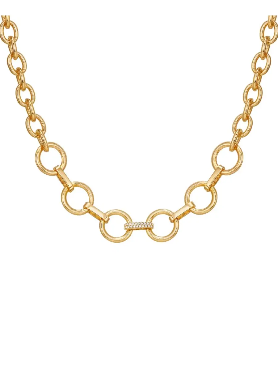 Колье с камнем из стекла Gold GUESS — изображение 1 из 3, оттенок золото