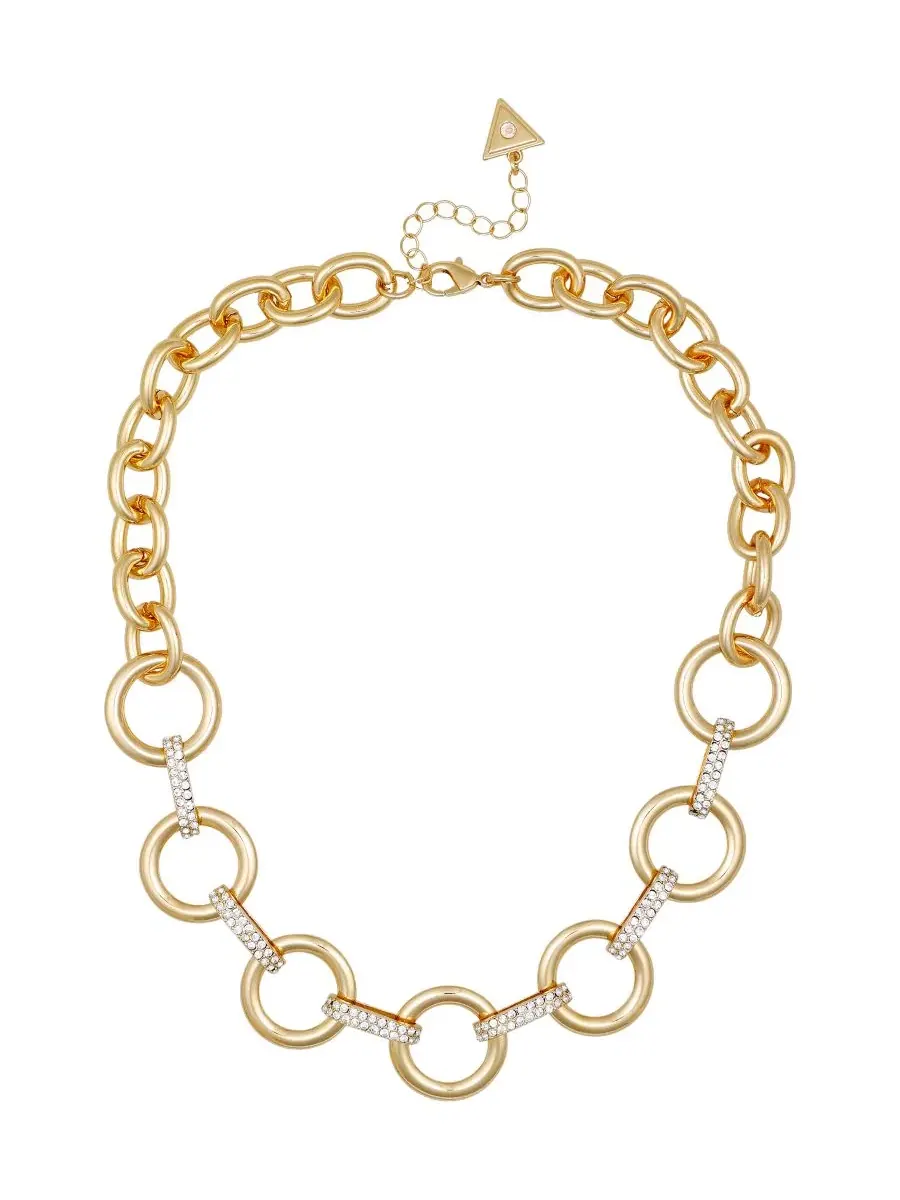 Колье с камнем из стекла Gold GUESS — изображение 2 из 3, оттенок золото