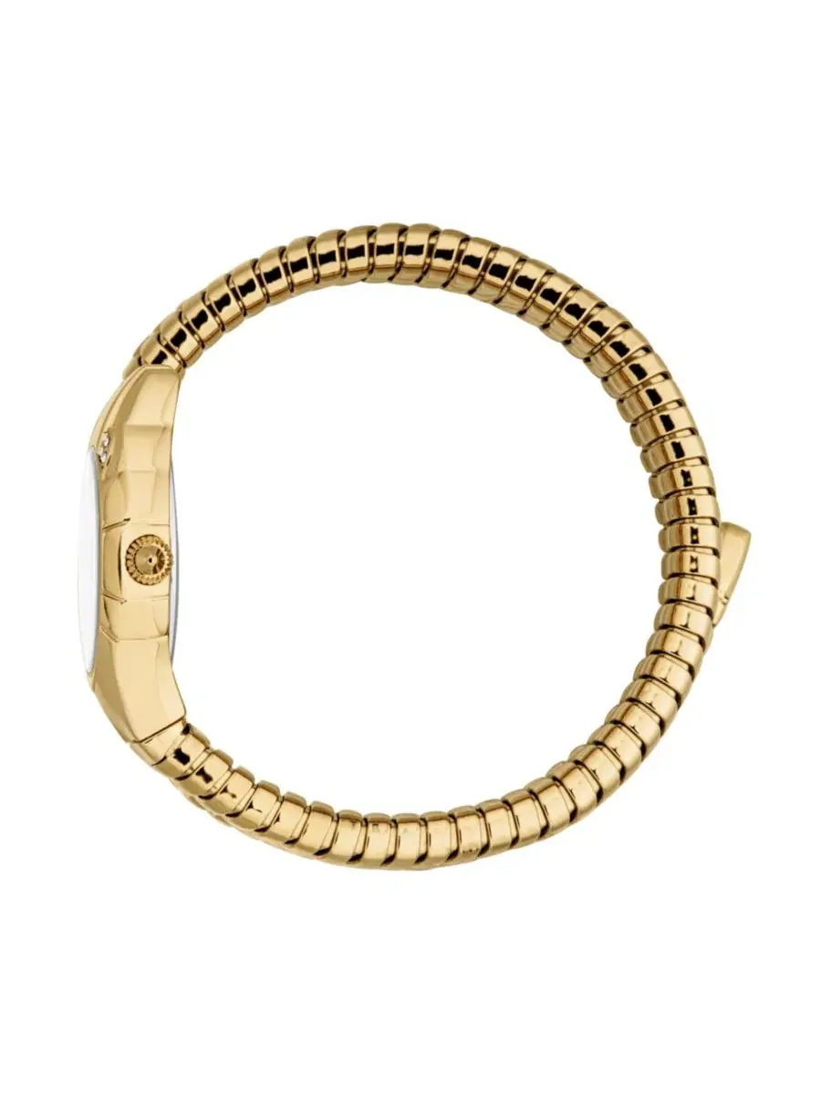 Женские часы Amanta Quartz IP Stainless Steel Bracelet Watch Just Cavalli — изображение 2 из 3, оттенок золотистый
