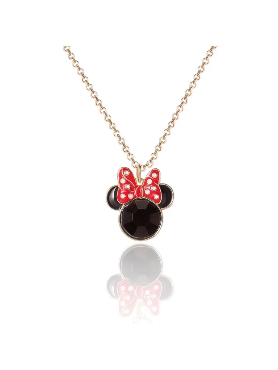 Набор украшений Minnie Mouse Necklace and Earring Set Disney — изображение 3 из 6, оттенок красный/черный