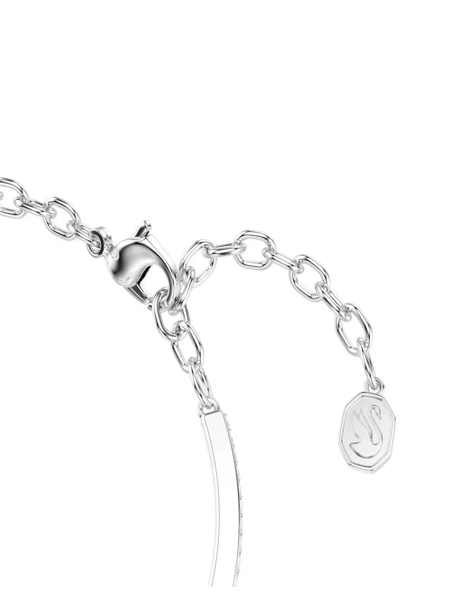 Браслет-подкова с кристаллами Swarovski, Symbolica, Rhodium-Plated — изображение 3 из 5, оттенок темно-синий