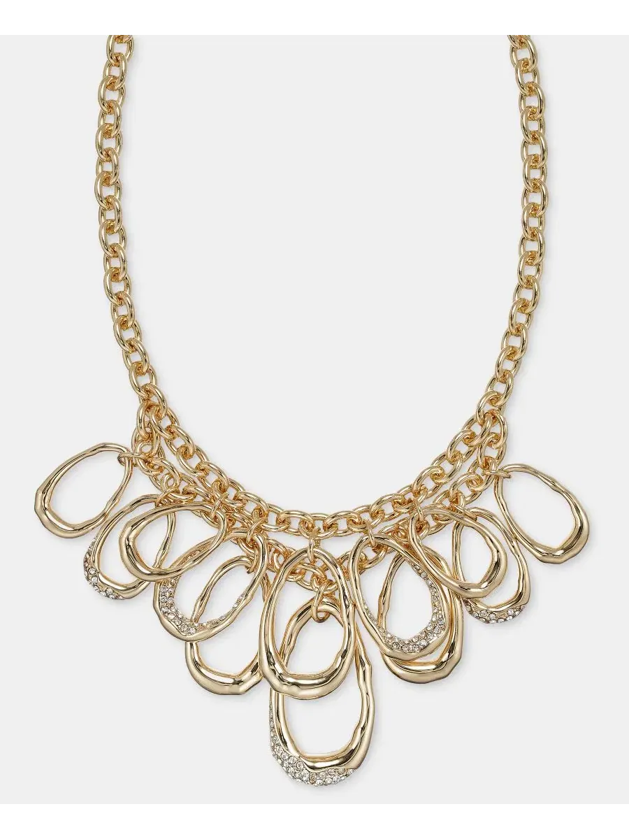 Колье-подвеска Glass Crystal Shaky Pendant Necklace Style & Co — изображение 1 из 3, оттенок белый