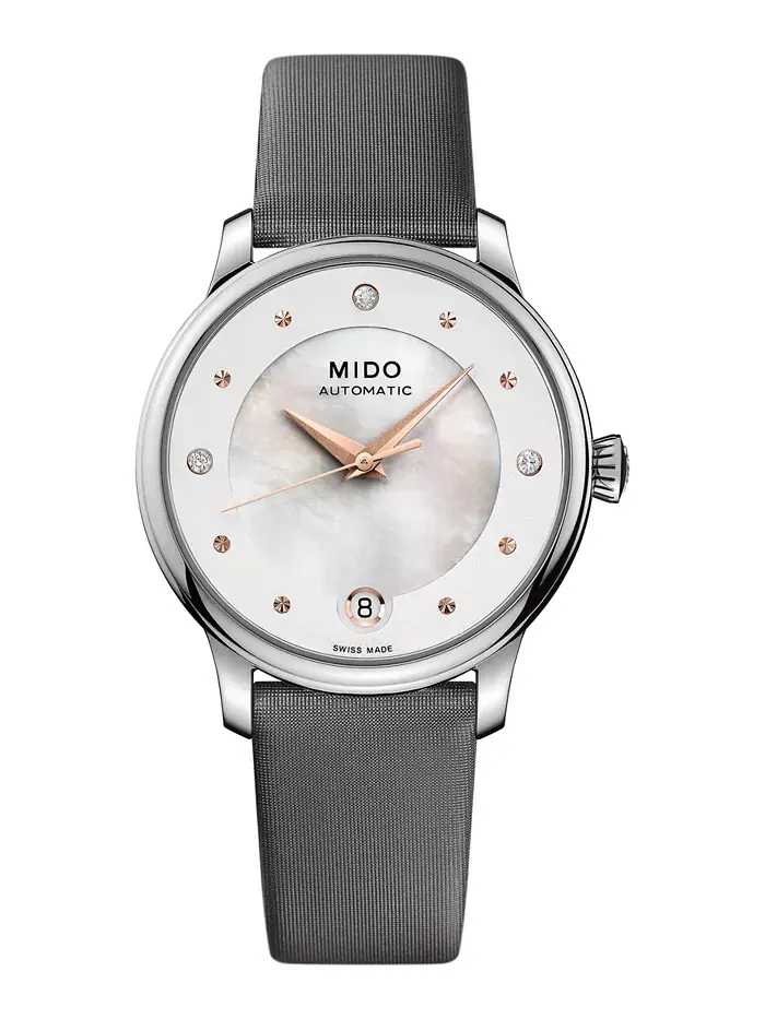 Женские автоматические часы Swiss Automatic Baroncelli II с бриллиантами — изображение 8 из 11, оттенок черный