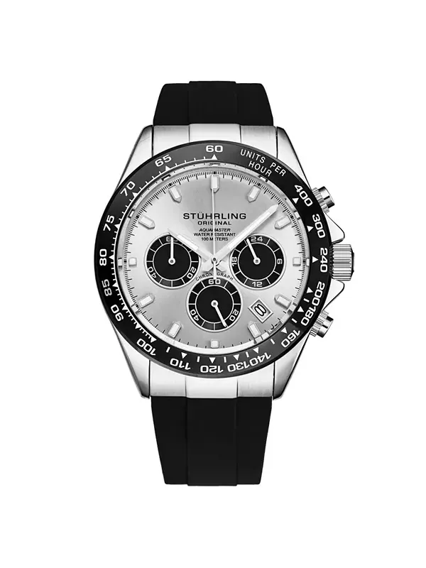Мужские кварцевые часы-хронограф Aquamaster 4042 42 мм Stuhrling