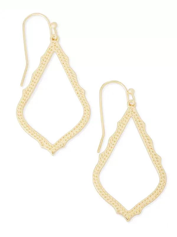 Подробные серьги-подвески Kendra Scott — изображение 1 из 2, оттенок золото