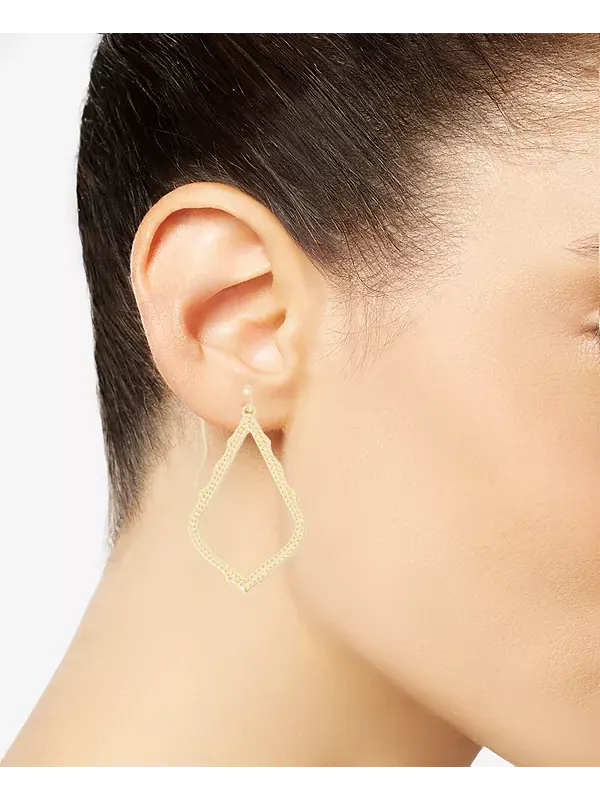 Подробные серьги-подвески Kendra Scott — изображение 2 из 2, оттенок золото