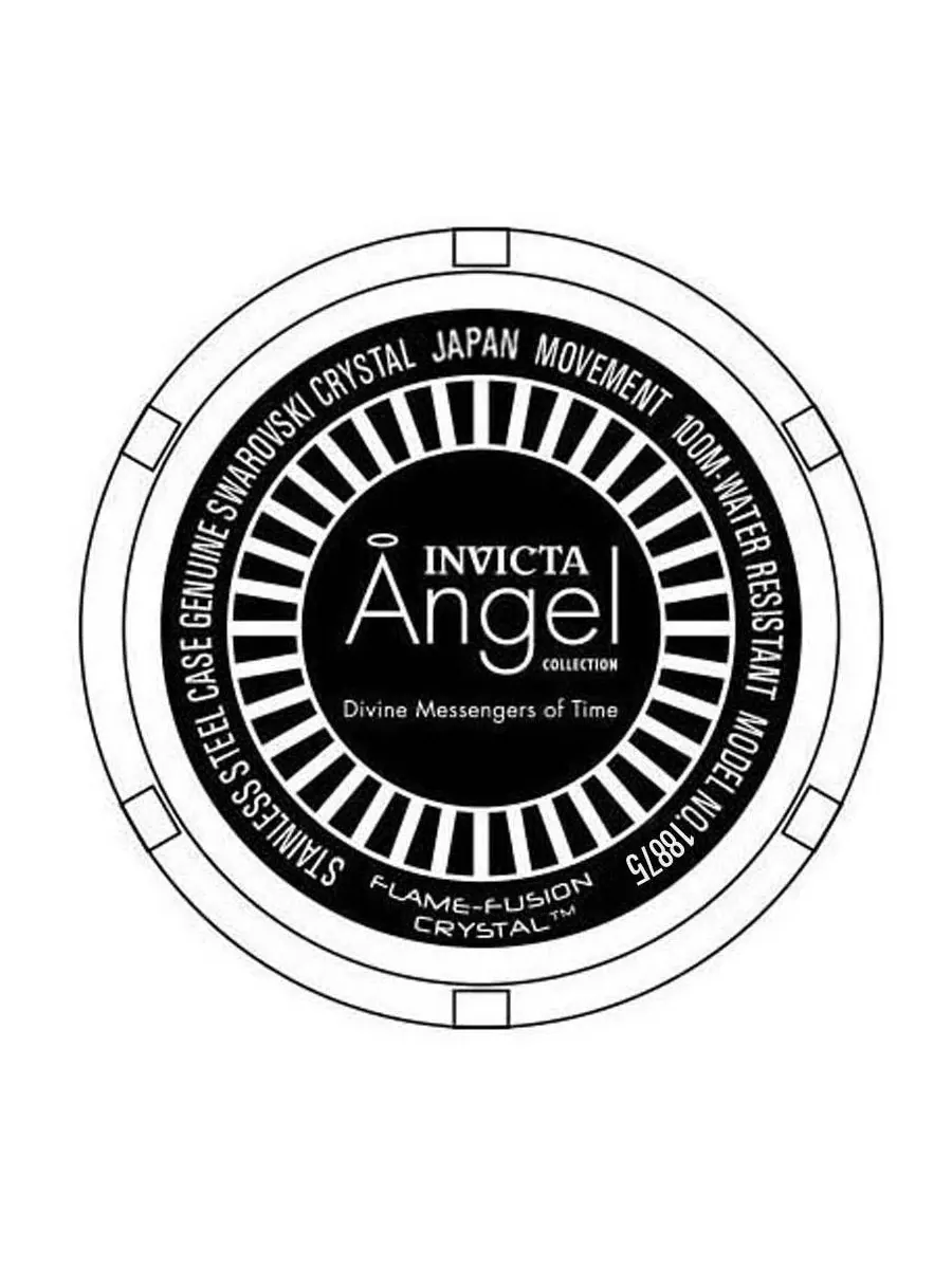 Женские часы Angel с кварцевым механизмом, стальным корпусом — изображение 3 из 3, оттенок мульти
