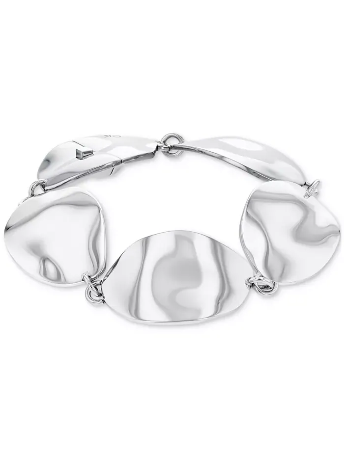 Структурный гибкий браслет из нержавеющей стали Calvin Klein