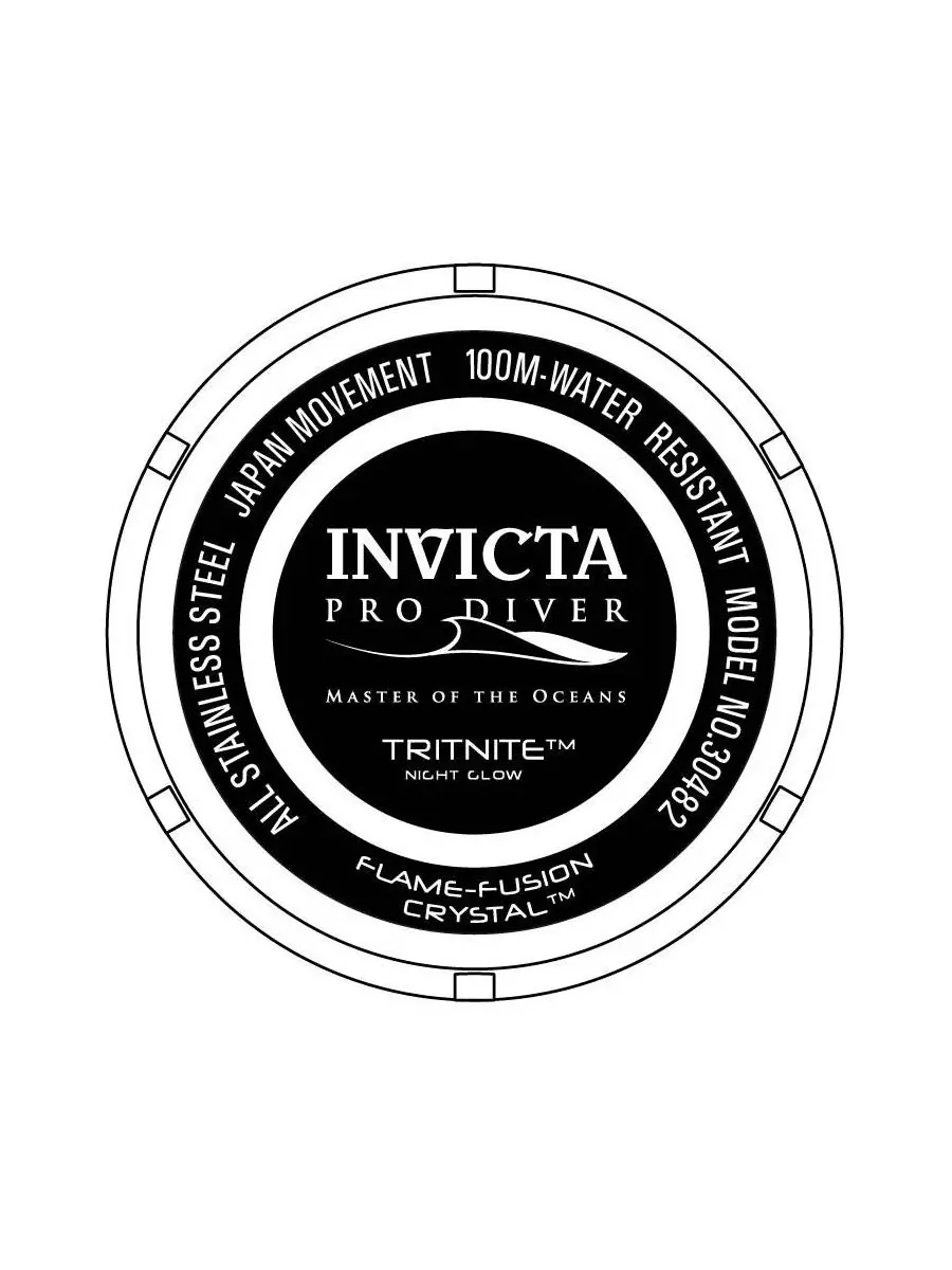 Женские часы Pro Diver Quartz с золотистым циферблатом Invicta — изображение 2 из 3, оттенок золото