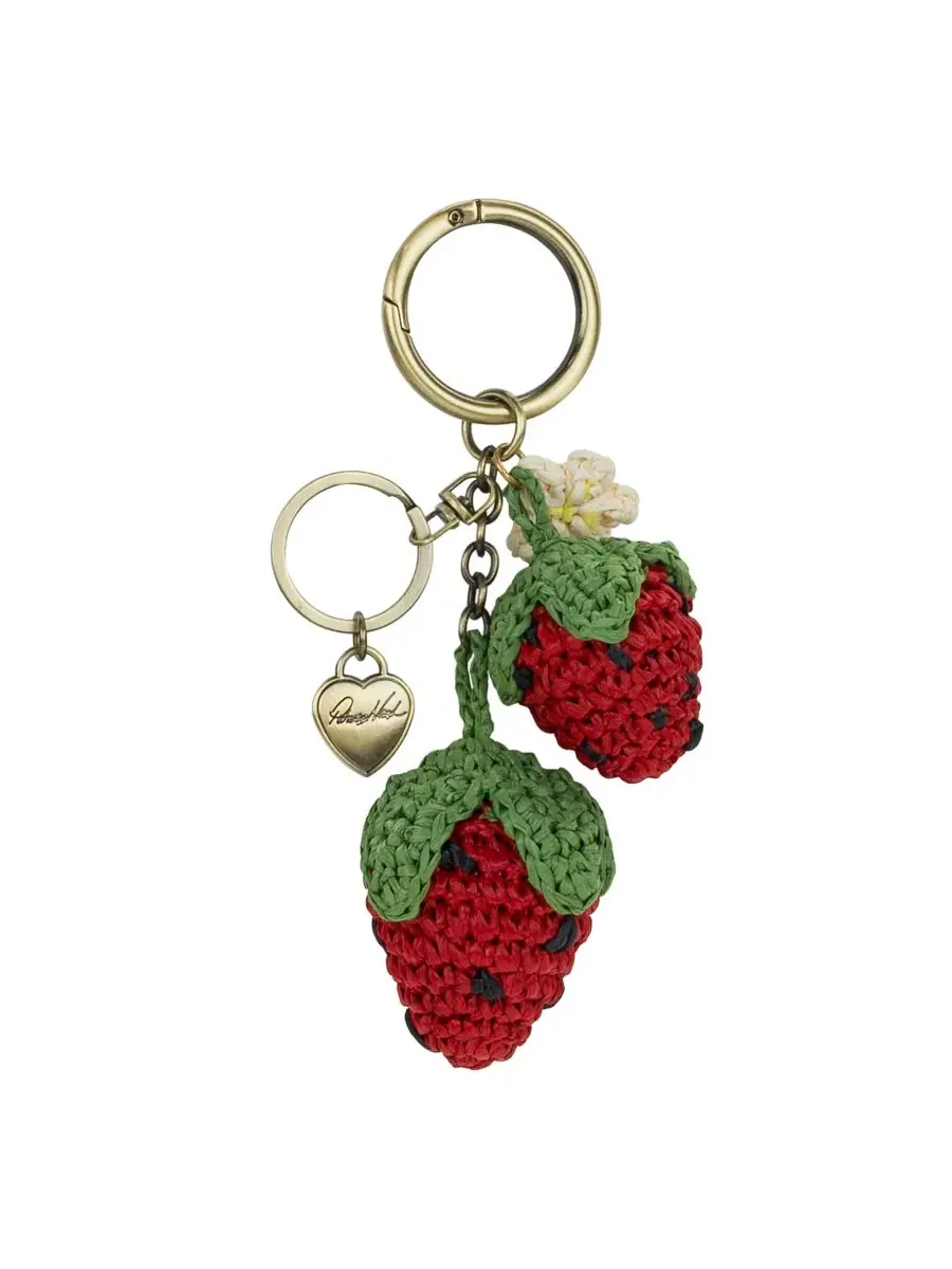Подвеска для сумки Patricia Nash Strawberry Handbag Charm — изображение 3 из 3, оттенок красный
