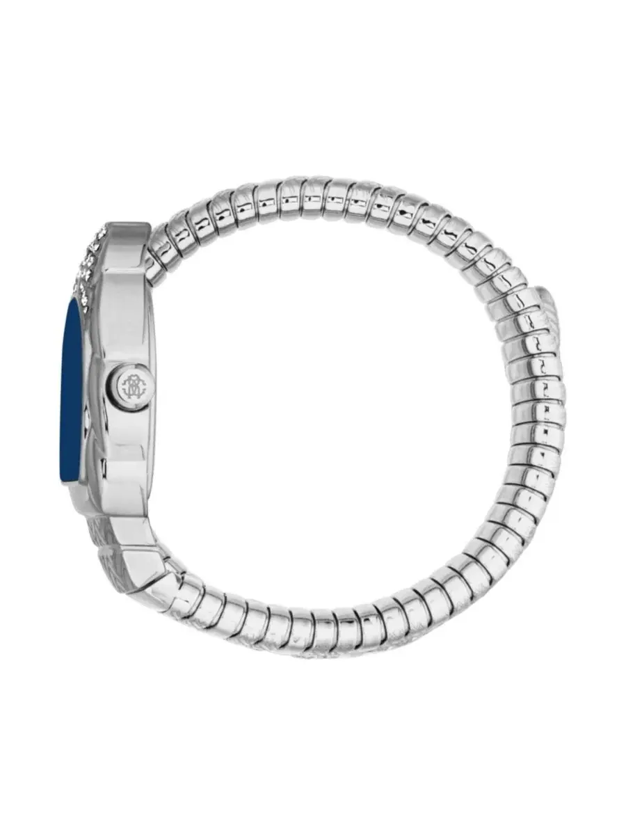 Женские часы Aurora Quartz из нержавеющей стали Roberto Cavalli — изображение 3 из 3, оттенок серебряный
