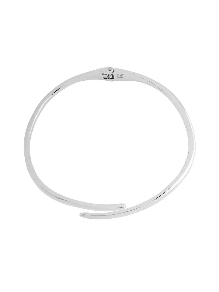 Колье-воротник Rhodium Fluid Bypass Round Collar Necklace Robert Lee Morris Soho — изображение 1 из 4, оттенок серебристый
