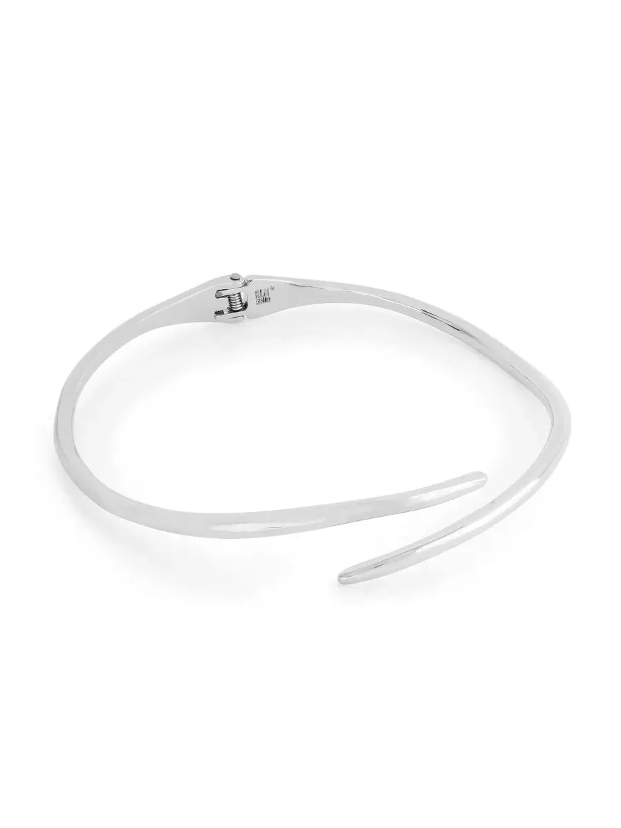 Колье-воротник Rhodium Fluid Bypass Round Collar Necklace Robert Lee Morris Soho — изображение 2 из 4, оттенок серебристый