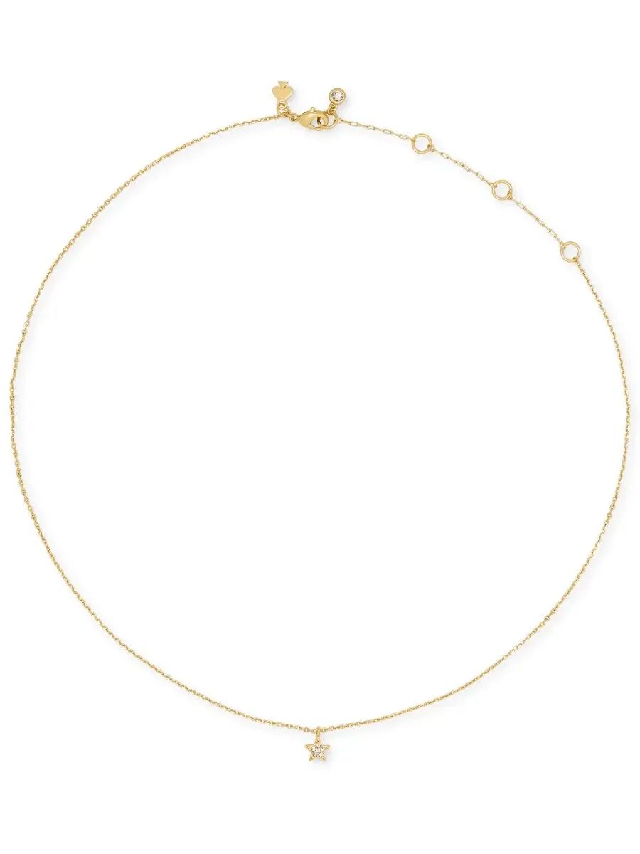 Кулон-звезда с кристаллами kate spade new york — изображение 2 из 4, оттенок прозрачный/золотистый