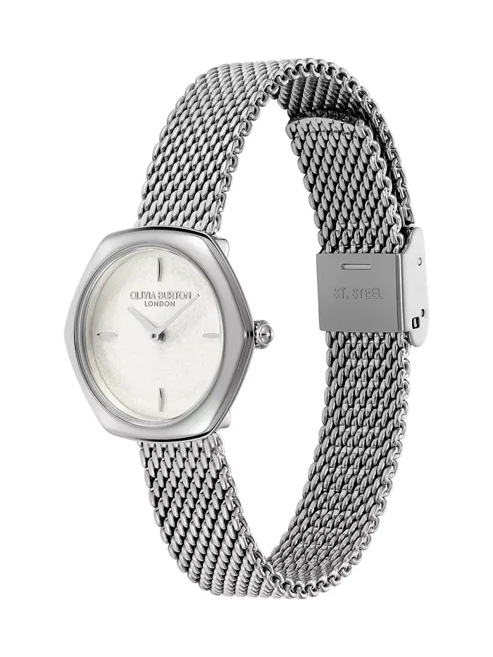 Женские часы-браслет Charing Silver Tone из нержавеющей стали, 28.5 мм Olivia Burton — изображение 3 из 7