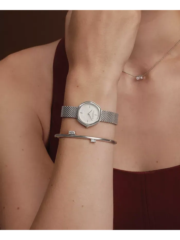Женские часы-браслет Charing Silver Tone из нержавеющей стали, 28.5 мм Olivia Burton — изображение 5 из 7