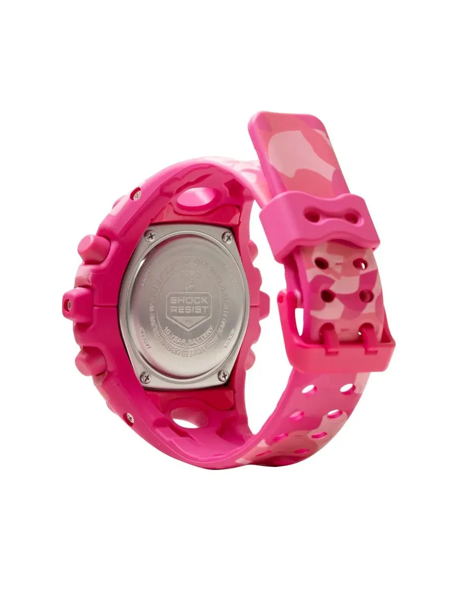 Наручные часы с аналогово-цифровым дисплеем, 58.2 мм G-Shock — изображение 3 из 3, оттенок розовый
