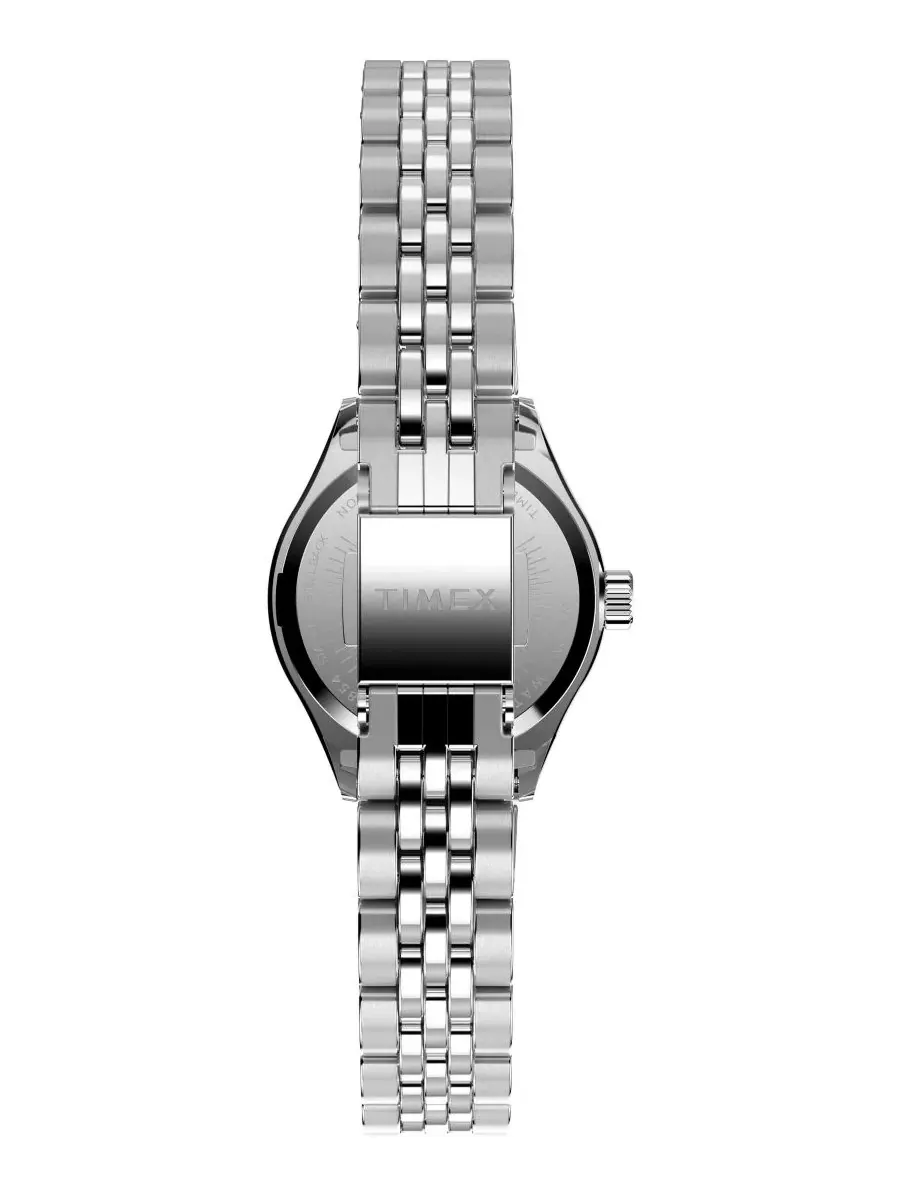 Женские часы Timex с браслетом из нержавеющей стали, 25 мм — изображение 3 из 5, оттенок серебряный