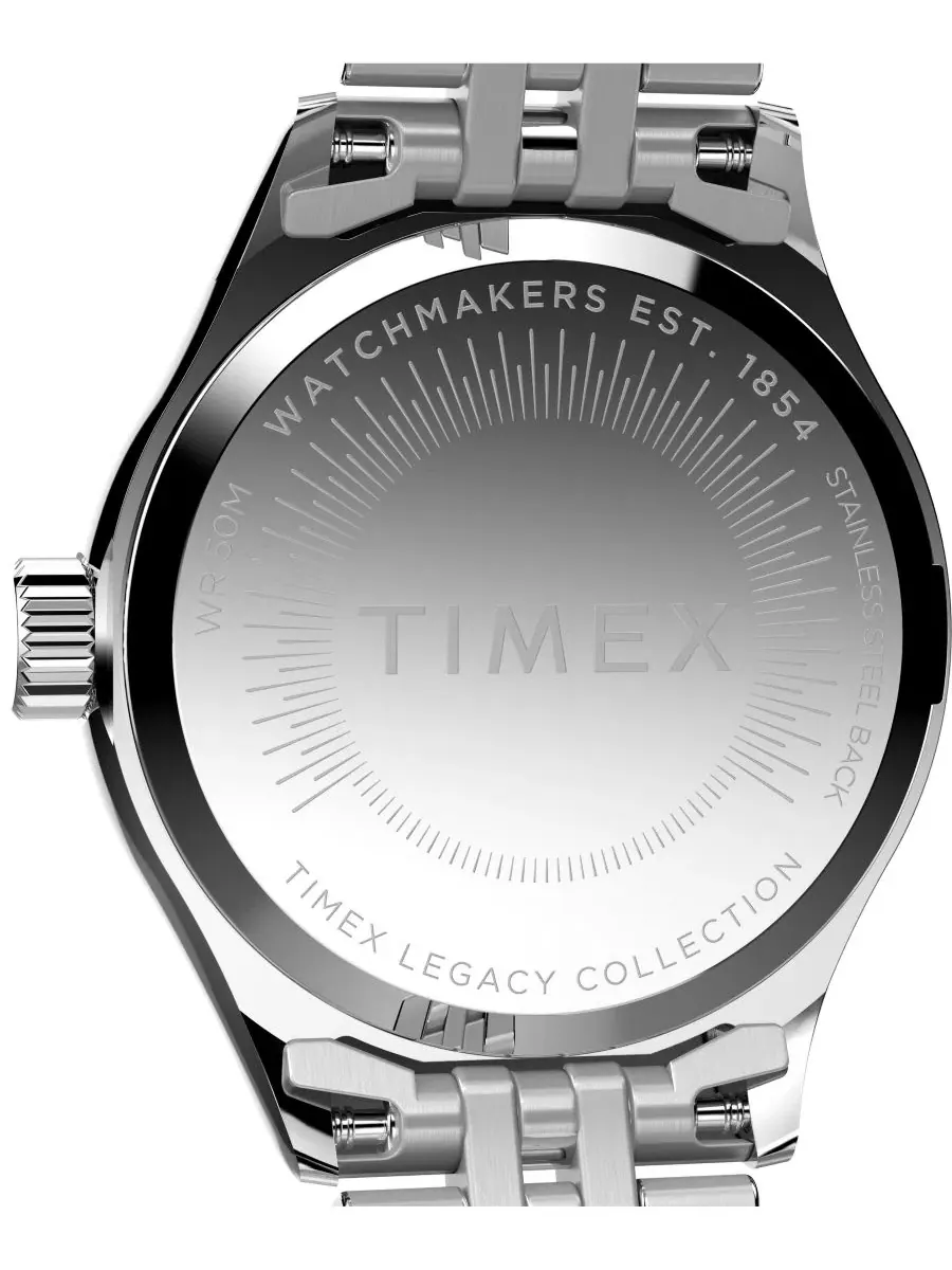Женские часы Timex с браслетом из нержавеющей стали, 25 мм — изображение 5 из 5, оттенок серебряный