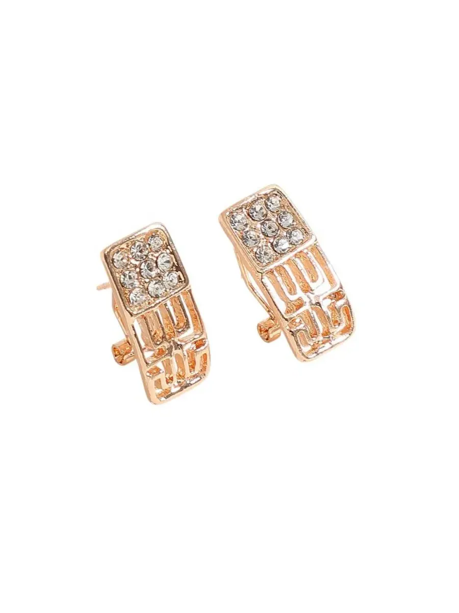 Ювелирный набор с камнями Gold Plated Stones Jewellery Set SOHI — изображение 9 из 9, оттенок золото