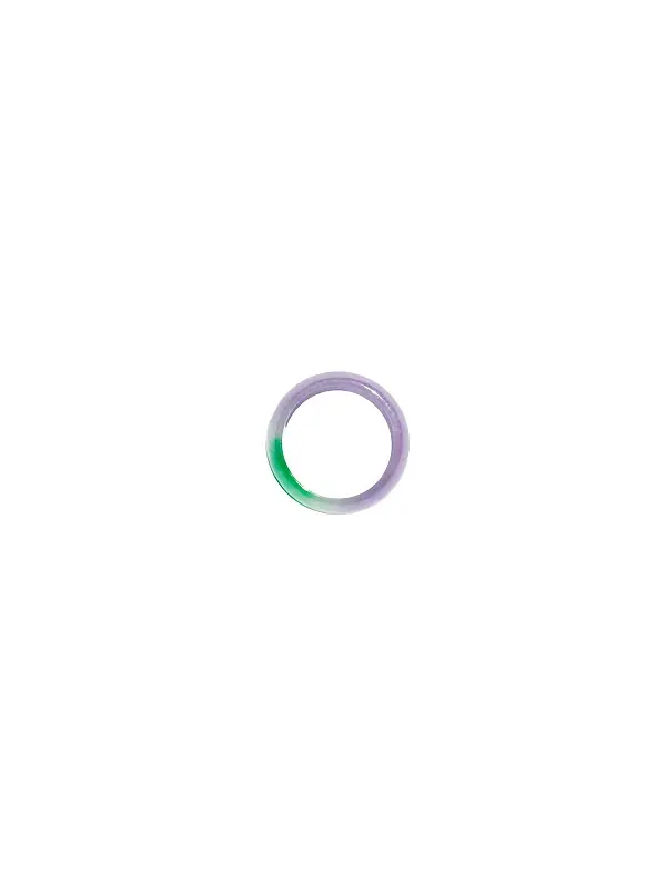 Cove — скульптурное кольцо из белого нефрита Seree — изображение 3 из 4, оттенок фиолетовый