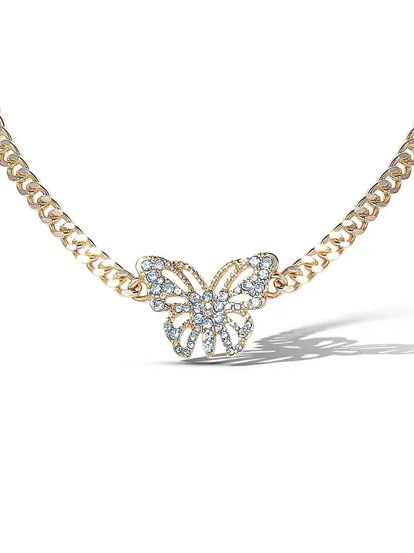 Цепочка-Кулон в виде бабочки Jessica Simpson — изображение 3 из 4, оттенок золото