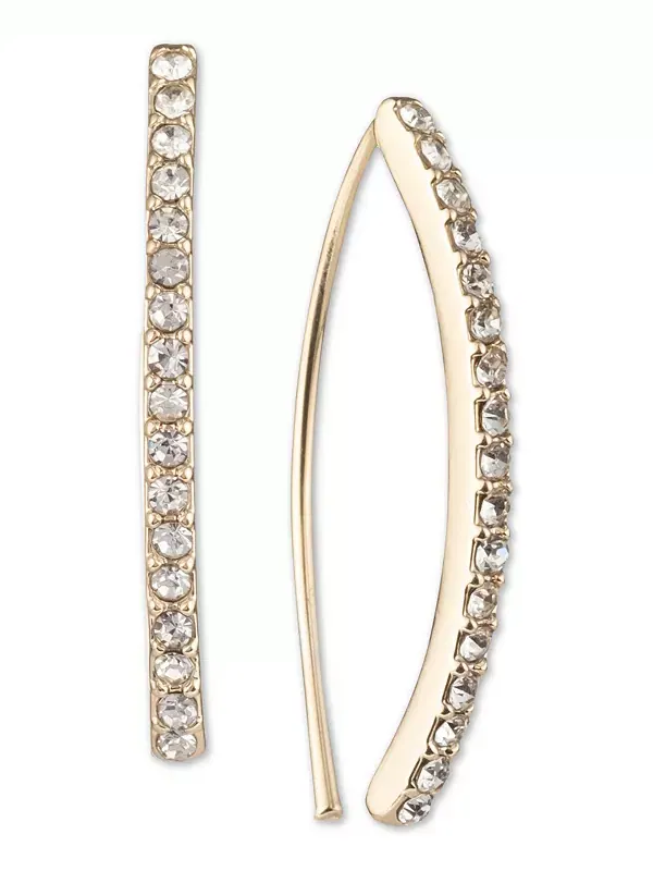 Серьги-Нити Pavé Lauren Ralph Lauren — изображение 1 из 2, оттенок золото