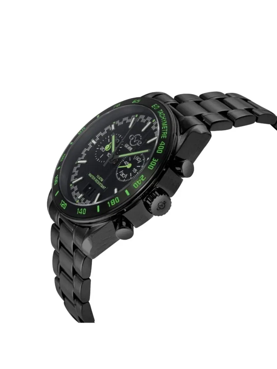 Мужские часы-хронограф Freccia Swiss Quartz IP Stainless Steel GV2 by Gevril — изображение 3 из 3, оттенок нет цвета