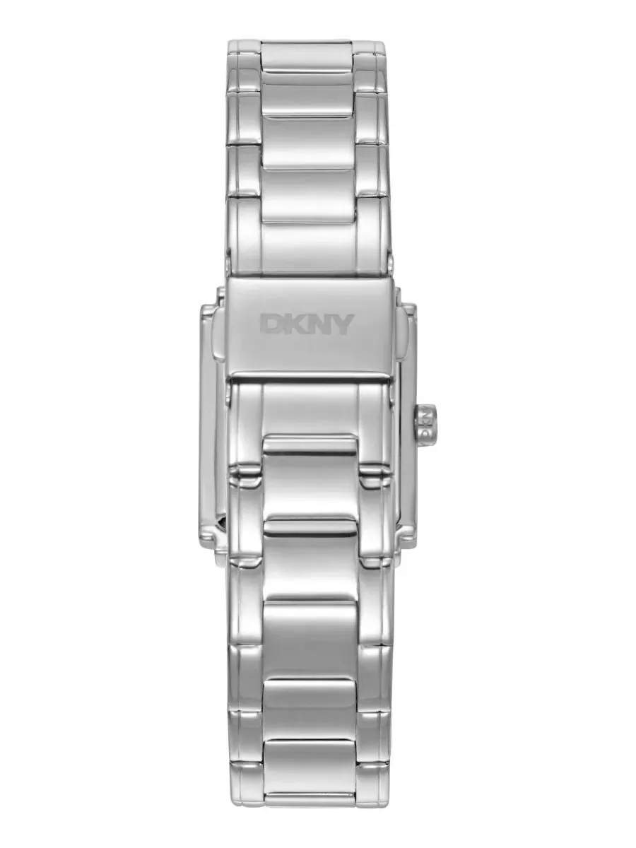 Женские часы DKNY с кристаллами на циферблате, 23 x 30 мм — изображение 3 из 3, оттенок серебряный