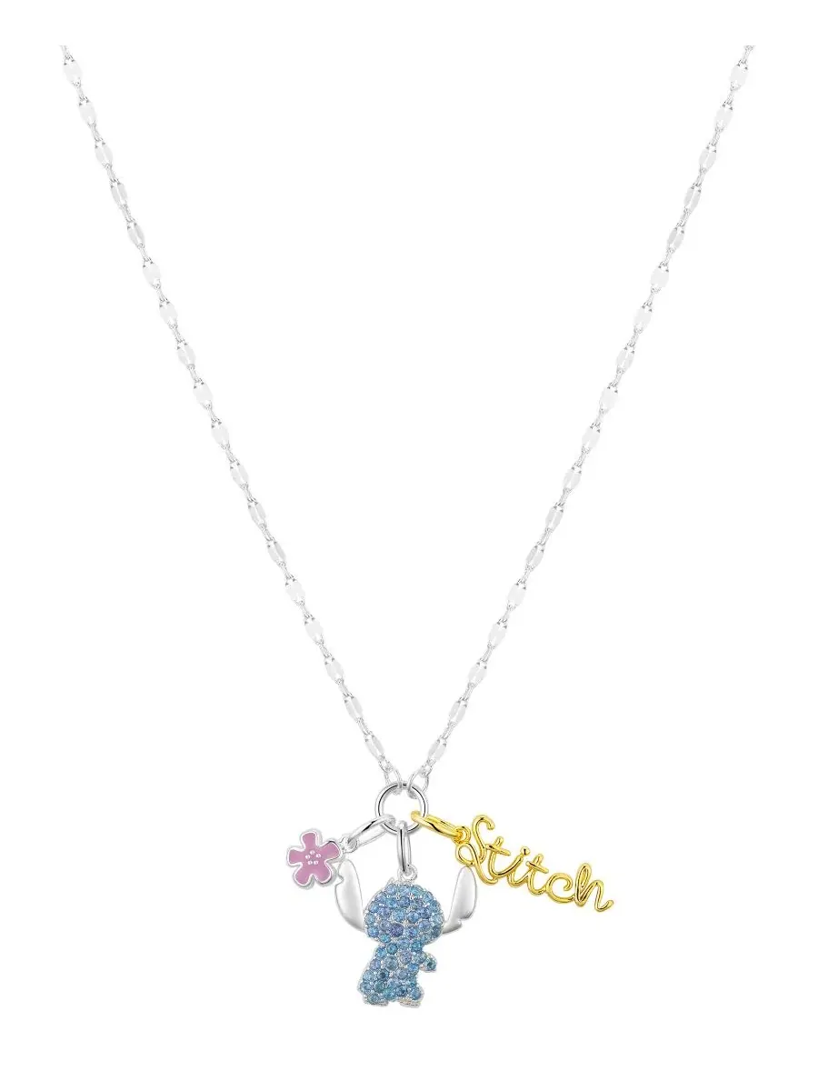Кулон-подвеска Lilo and Stitch с кубическим цирконием Disney — изображение 1 из 6, оттенок серебряный
