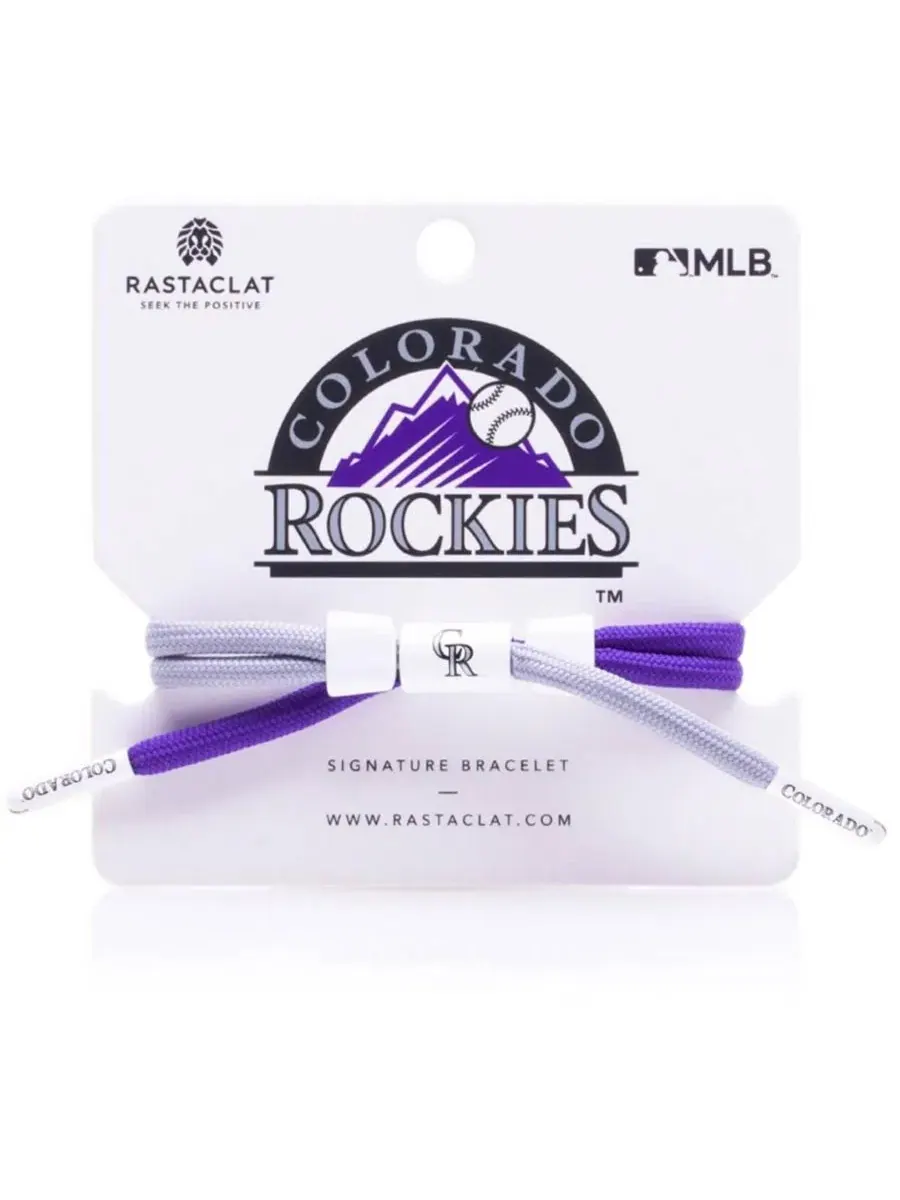 Браслет Colorado Rockies Signature Outfield Rastaclat — изображение 1 из 1, оттенок мульти