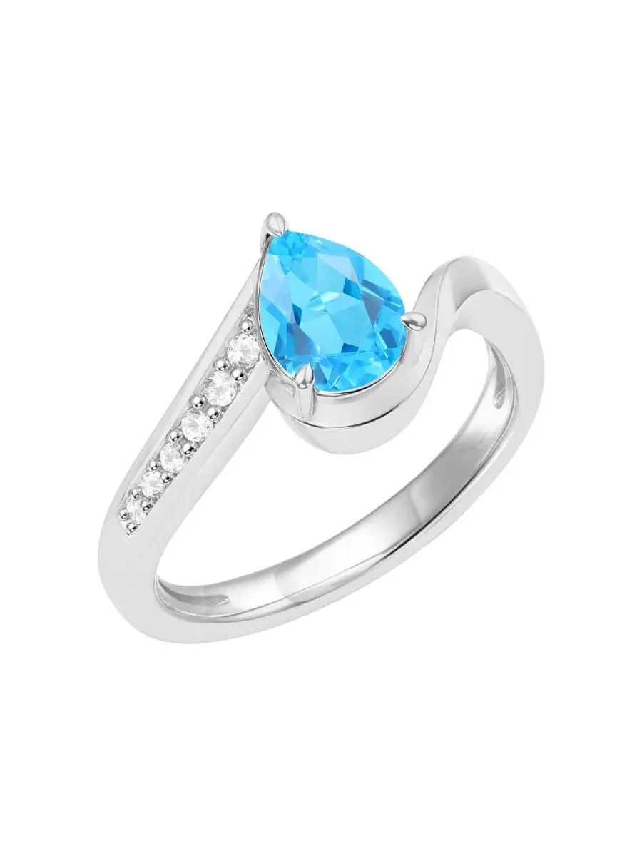 Кольцо с гранатом и бриллиантами в 14-каратном желтом золоте, Garnet (1-1/5 ct. t.w.) & Diamond — изображение 1 из 6