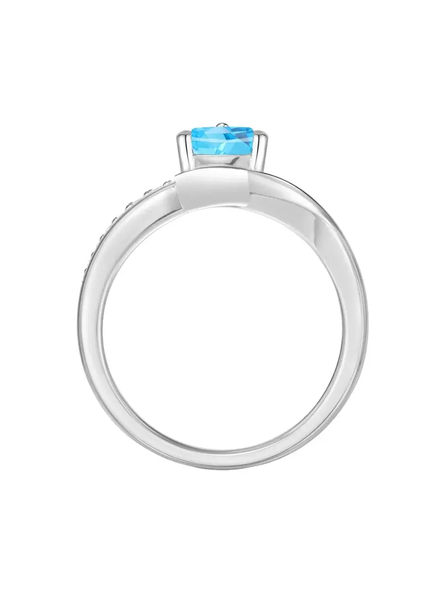 Кольцо с гранатом и бриллиантами в 14-каратном желтом золоте, Garnet (1-1/5 ct. t.w.) & Diamond — изображение 3 из 6