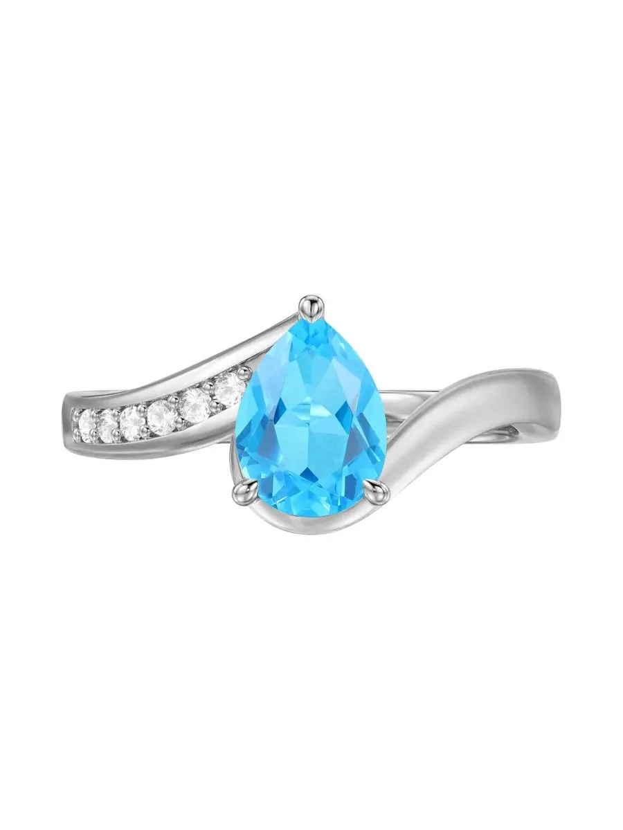 Кольцо с гранатом и бриллиантами в 14-каратном желтом золоте, Garnet (1-1/5 ct. t.w.) & Diamond — изображение 4 из 6