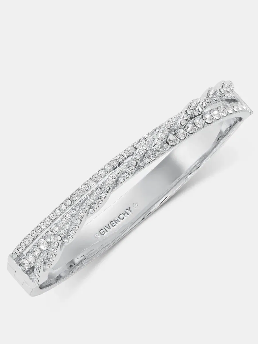 Браслет-витой с кристаллами Pavé Twist Givenchy — изображение 2 из 3, оттенок белый