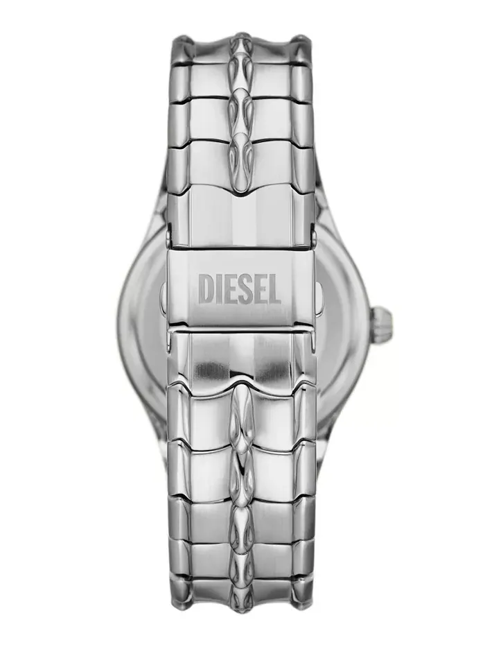 Мужские часы Vert Three Hand Date с серебристым корпусом из нержавеющей стали, 44 мм Diesel — изображение 3 из 7