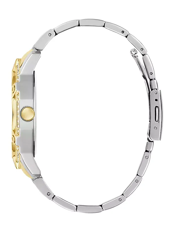 Мужские двухцветные многофункциональные часы, 46 мм Guess — изображение 3 из 4, оттенок мульти