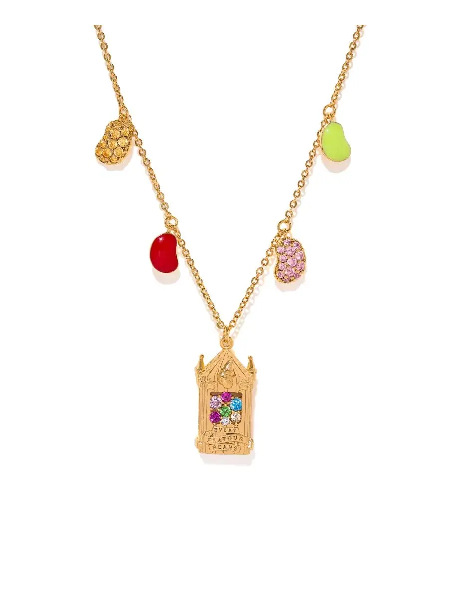 Кулон с подвеской Bertie Bott's Every Flavour Beans Girls Crew — изображение 1 из 4, оттенок золото