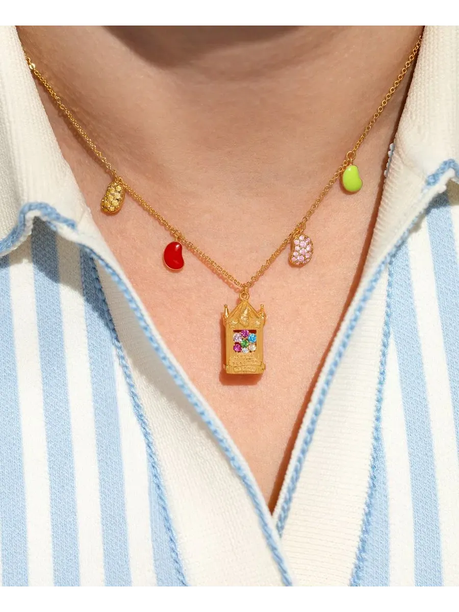 Кулон с подвеской Bertie Bott's Every Flavour Beans Girls Crew — изображение 3 из 4, оттенок золото