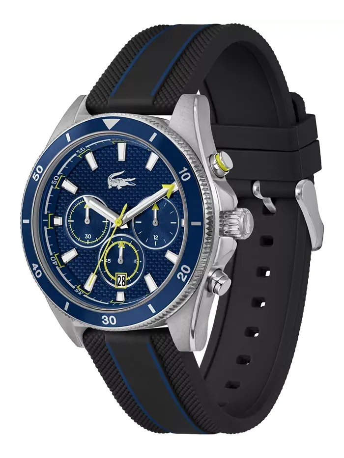 Мужские часы Mainsail Blue с силиконовым ремешком, 43 мм Lacoste — изображение 2 из 8