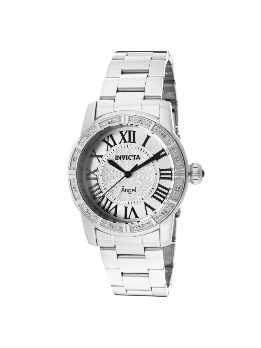 Женские часы Angel Quartz, 38 мм Invicta — изображение 3 из 3, оттенок серебряный