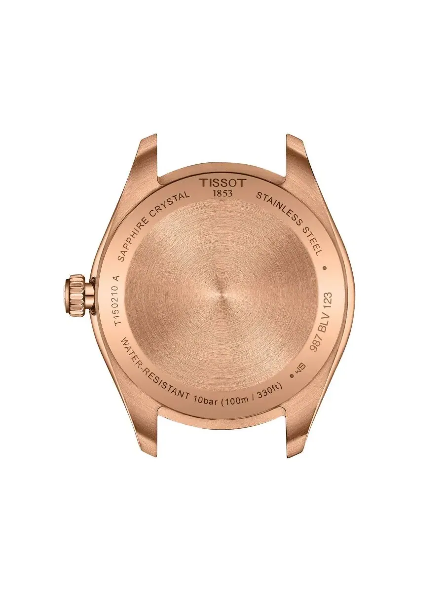 Женские наручные часы с браслетом из розового золота, 34 мм Tissot — изображение 3 из 5, оттенок коричневый