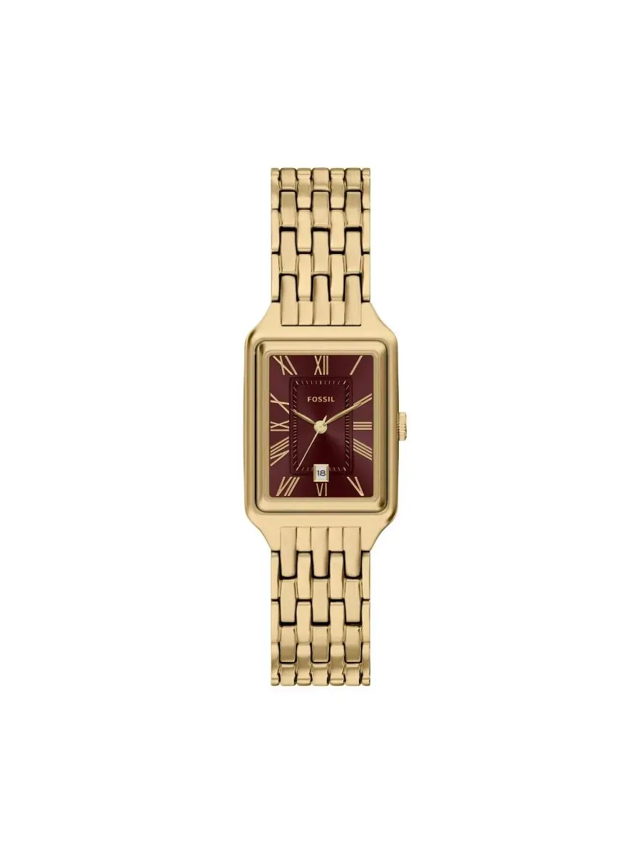 Женские часы Raquel Three-Hand Date Fossil — изображение 4 из 5, оттенок золото
