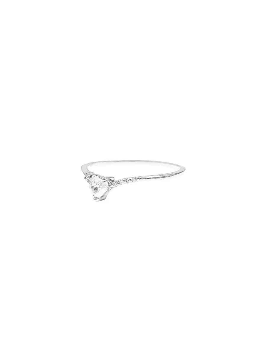 Кольцо Bella Heart с сердцем, 14k золотое покрытие Bearfruit Jewelry